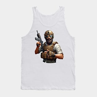 Tactical Man Tank Top